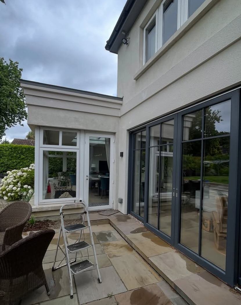 Kelly Cleaning Company at work on a residential home